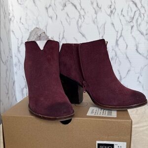 Soho Deep Burgundy Ankle Booties